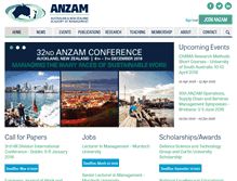 Tablet Screenshot of anzam.org